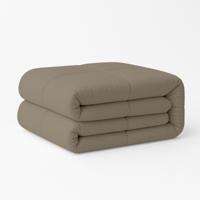 Dekbed Easy Dekbed & Dekbedovertrek in 1 Bruin - Easy - zonder overtrek - 140x200 cm (Eenpersoons) - Zydante - 300 Gram per m² - Dekbed-Discounter.nl