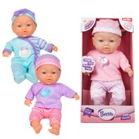 BEAU Zachte babypop 31cm met geluid BEAU Zachte babypop 31cm met geluid