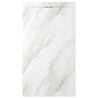 Zenon Essenza Minimal douchevloer - 160x90cm - antislip - antibacterieel - mineraalmarmer - rechthoek - Marble gold (wit) 400000000000044796