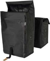 Dubbele fietstas Basil Urban Dry 50 liter 36 x 17 x 42 cm - mat zwart - thumbnail
