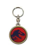 Jurassic Park: Dinosaur Logo Round Metal Keychain