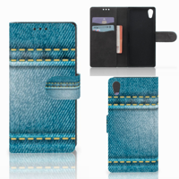 Sony Xperia XA1 | Wallet Case | met Pasjes | Jeans