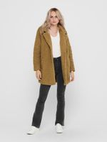 ONLY teddy coat ONLAURELIA bruin - thumbnail