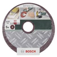 Bosch Accessories 2609256245 Schuurpapier voor schuurschijf Korrelgrootte 60 (Ø) 115 mm 5 stuk(s)