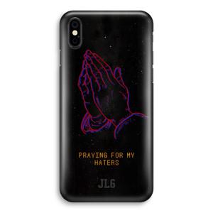 Praying For My Haters: iPhone Xs Volledig Geprint Hoesje