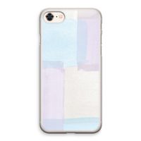 Square pastel: iPhone 8 Transparant Hoesje