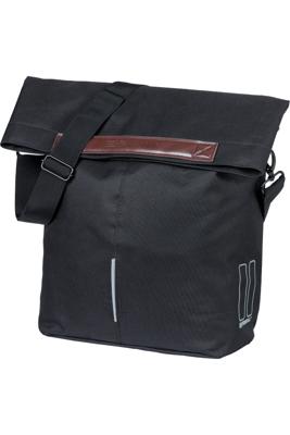 Basil city shopper - fietsshopper zwart 14-16l