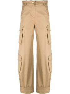 Valentino Garavani pantalon cargo à taille haute - Tons neutres
