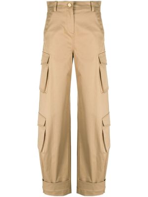 Valentino Garavani pantalon cargo à taille haute - Tons neutres