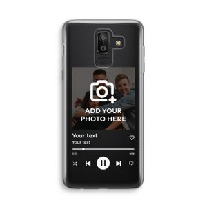 Music Player: Samsung Galaxy J8 (2018) Transparant Hoesje