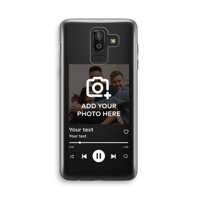 Music Player: Samsung Galaxy J8 (2018) Transparant Hoesje