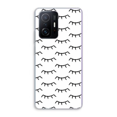 Wimpers: Xiaomi 11T Pro Transparant Hoesje