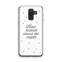 Confetti: Samsung Galaxy J8 (2018) Transparant Hoesje - thumbnail