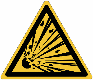 Explosieve stoffen - 100 mm breed