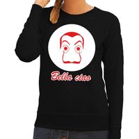 Zwarte Salvador Dali sweater voor dames - thumbnail
