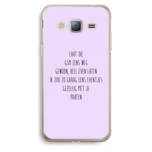 GSM: Samsung Galaxy J3 (2016) Transparant Hoesje
