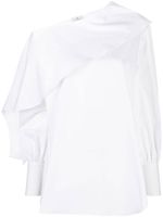 ETRO blouse à design asymétrique à une épaule - Blanc