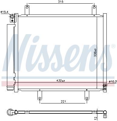 Condensor, airconditioning 940932