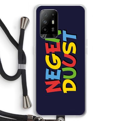 90's One: Oppo A95 5G Transparant Hoesje met koord