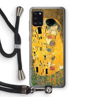 Der Kuss: Samsung Galaxy A31 Transparant Hoesje met koord