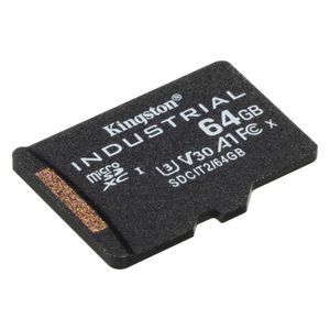 Kingston microSDHC Industrial C10 A1 pSLC Card Single Pack 64GB