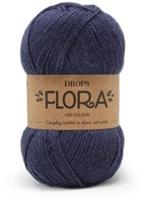 Drops Flora Uni Colour 10 Indigo