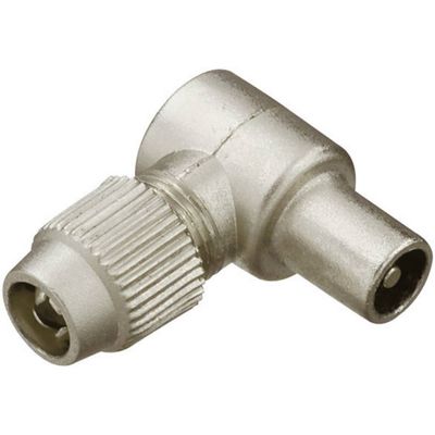 Renkforce Coax-haakse stekker metaal Kabeldiameter: 7 mm