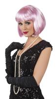 Pruik Cabaret licht roze