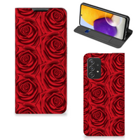 Samsung Galaxy A72 (5G/4G) Smart Cover Red Roses - thumbnail