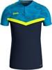 JAKO 6324 Polo Iconic - Marine Jako-Blauw/Fluogeel - 4XL