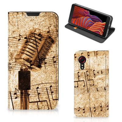 Samsung Galaxy Xcover 5 Stand Case Bladmuziek Samsung Galaxy Xcover 5 Stand Case Bladmuziek