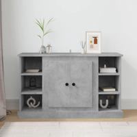 Dressoir 100x35,5x60 cm bewerkt hout betongrijs