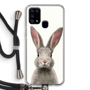 Daisy: Samsung Galaxy M31 Transparant Hoesje met koord