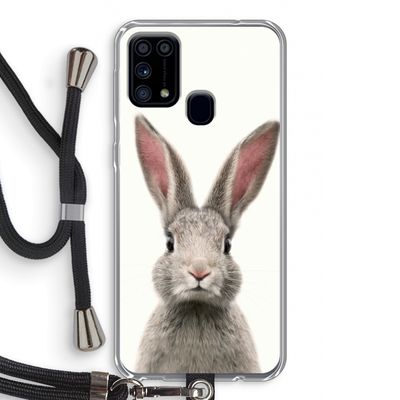 Daisy: Samsung Galaxy M31 Transparant Hoesje met koord