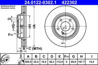 ATE Remschijven 24.0122-0302.1 - thumbnail