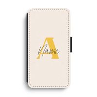 Amber Script: iPhone XS Max Flip Hoesje
