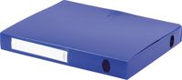 Pergamy elastobox, voor ft A4, uit PP van 700 micron, rug van 4 cm, blauw - thumbnail