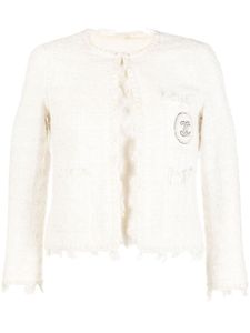 CHANEL Pre-Owned veste en tweed (2005) - Blanc