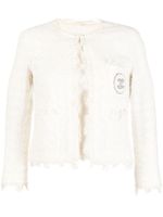 CHANEL Pre-Owned veste en tweed (2005) - Blanc