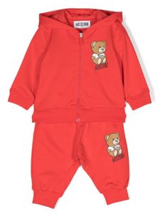 Moschino Kids survêtement Teddy Bear en coton - Rouge