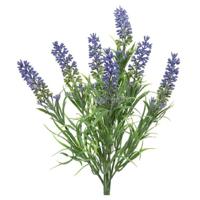 Decoris Lavandula/lavendel - kunstplant - 34 cm   - - thumbnail