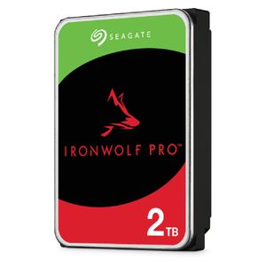 Seagate IronWolf Pro ST2000NT001 interne harde schijf 2 TB 7200 RPM 256 MB 3.5"