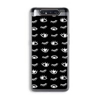 Eye pattern #3: Samsung Galaxy A80 Transparant Hoesje