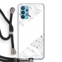 Biggest stripe: Samsung Galaxy A32 4G Transparant Hoesje met koord
