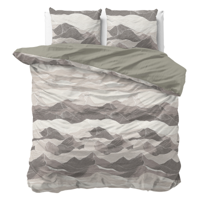 Dekbedovertrek Katoen - Hills - Lits-Jumeaux (240x220 Cm) - Meerkleurig Katoen - - Sleeptime Pure - Dekbed-Discounter.nl