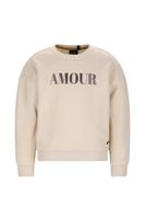 Like Flo winter sweater meisjes - beige - Danee - print