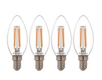 Sylvania Ledlamp - e14 - 470 lm - kaars - helder - 4 stuks