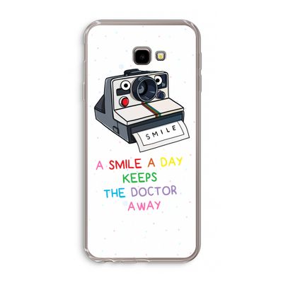 Smile: Samsung Galaxy J4 Plus Transparant Hoesje