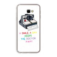 Smile: Samsung Galaxy J4 Plus Transparant Hoesje