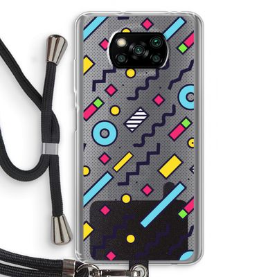 8-bit N°8: Xiaomi Poco X3 NFC Transparant Hoesje met koord
